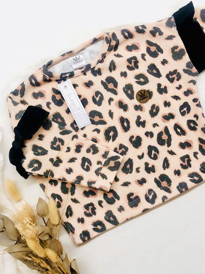 BUZO ANIMAL PRINT ROSA