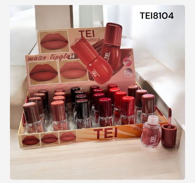 Lip gloss matte marca tei