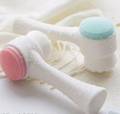 Cepillo facial doble  para limpieza facial  
