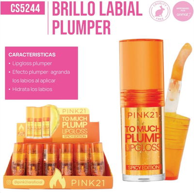 Brillo lip Labial plumper pink 21 