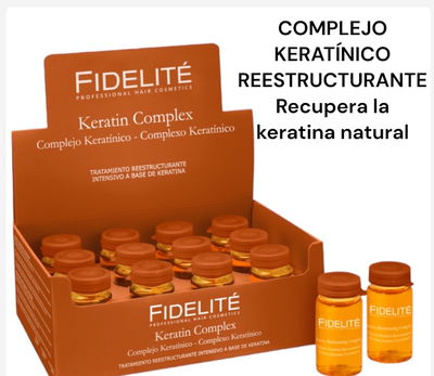 Ampolla fidelite complejo keratinico