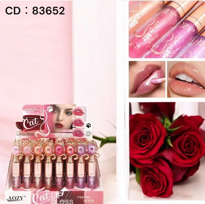 Brillo labial gatito 