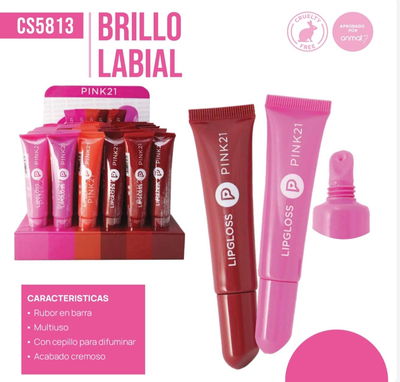 Labial brillo labial pink 21 