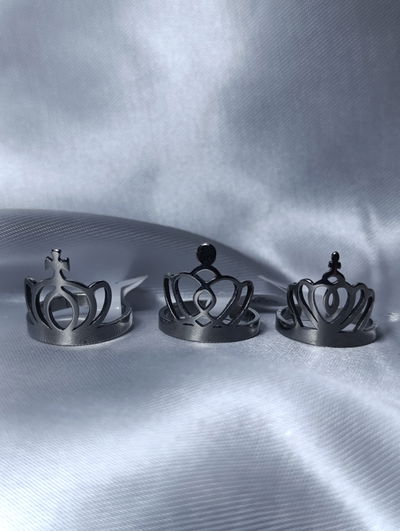 Anillo acero quirúrgico corona
