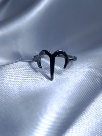 Anillo acero quirúrgico horóscopo aries