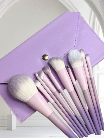 Set de brochas 10 pcs con estuche