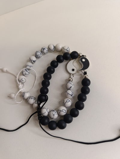 Pulsera para compartir yin-yang 