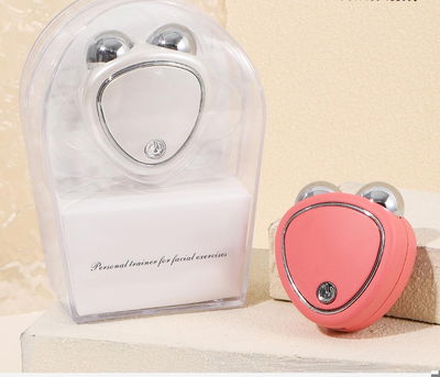  Mini Masajeador Facial Microcorriente Doble Cabezal Lifting 