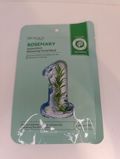 Mascarilla Facial Antioxidante y Blanqueadora BIOAQUA de Romero 