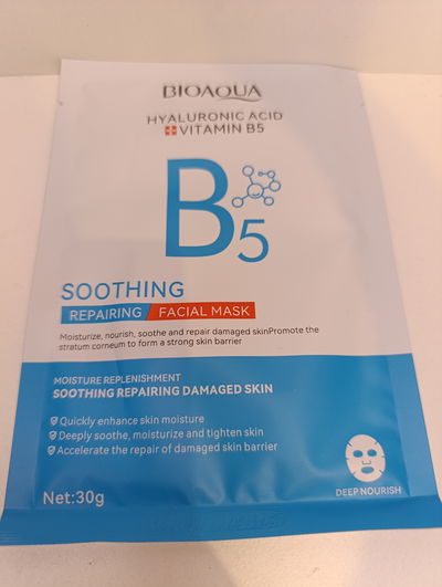 Mascarilla facial acido hialurónico y B5