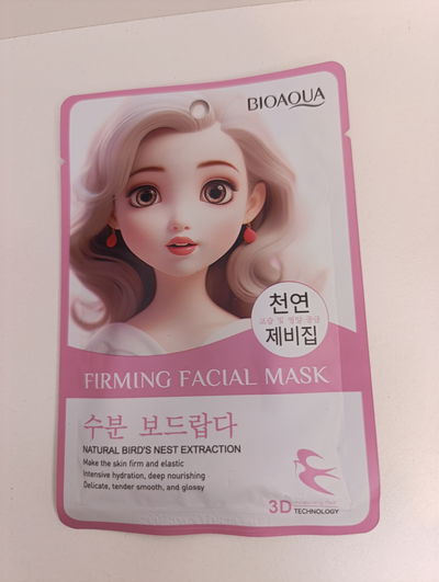 Mascarilla Facial Reafirmante BIOAQUA con Extracto de Nido de Pájaro Natural