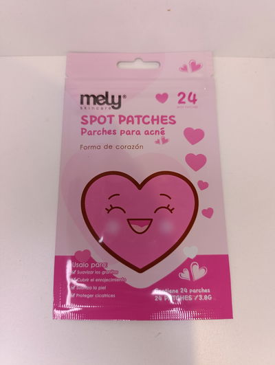 Parche corazones anti  acne mely