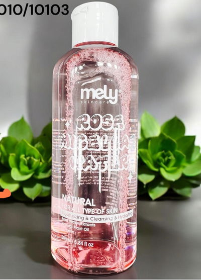 Agua micelar de rosas mely