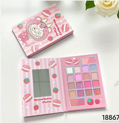 Paleta sombra labubu strawberry