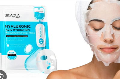 Mascarilla facial ácido hialurónico 