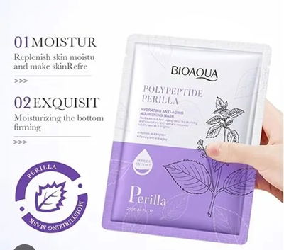 Mascarilla facial extracto de perilla