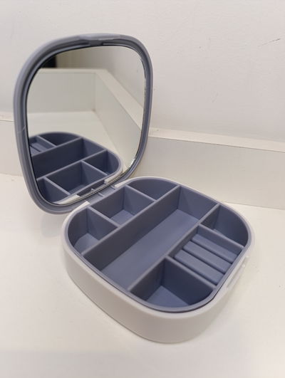 Caja Alajero con espejo interior de silicona 