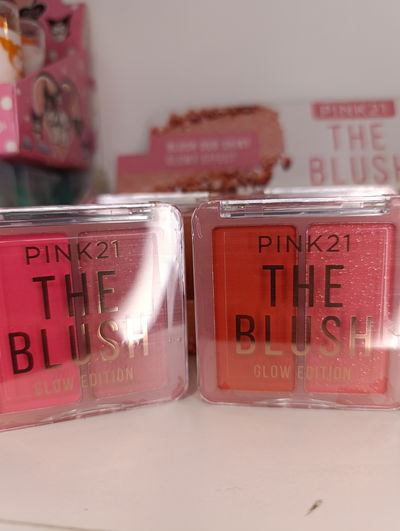 Rubor duo con destellos pink 21 