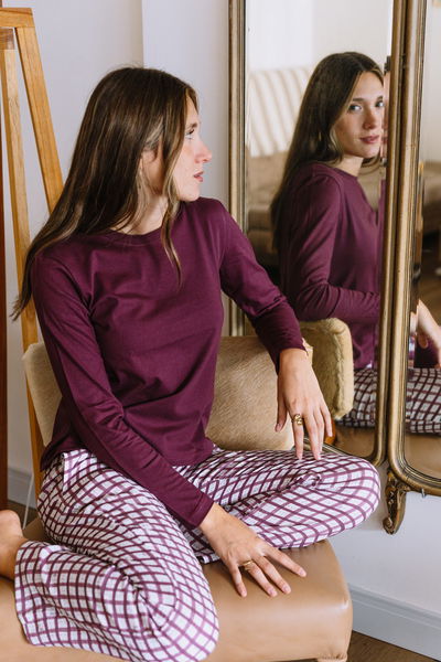 Pijama Moonlight Malbec