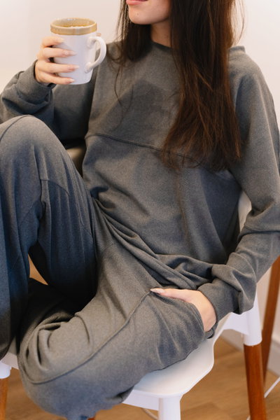 Pantalón Lisa Gris