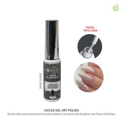Esmalte liner cherimoya Plateado