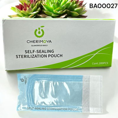 Bolsita descartable para esterilizar X10 UNIDADES 13cmx6 