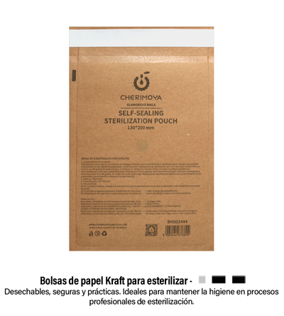 Pack x5 bolsas para esterilizar cherimoya 