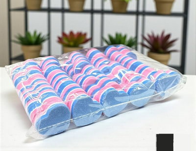 Pack x15 unidades mini sponge forma corazon (color azul o amarillo)