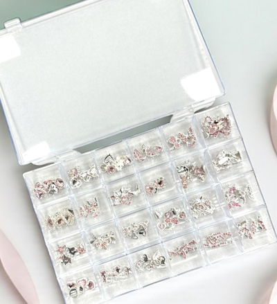 Caja XL mix dijes rosas