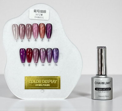 Ojo de gato charm limit violetas