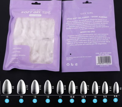 Tips mini almendra city girls