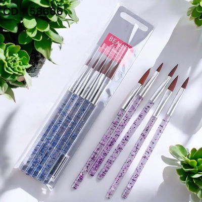 Set pinceles x5 para acrilico