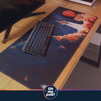Cielo en Llamas - Mousepad XL 90x40