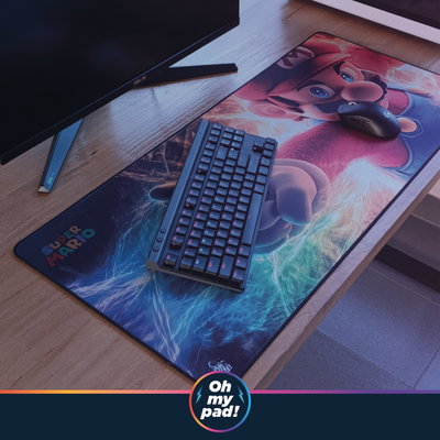 Super Mario Power - Mousepad XL 90x40