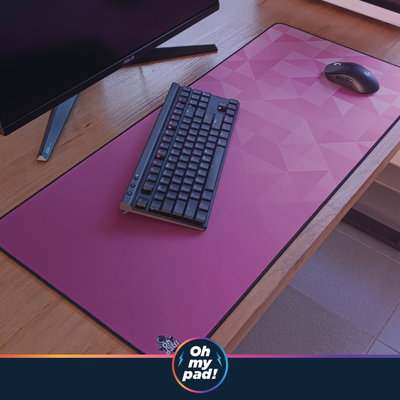 Pink Flow - Mousepad XL 90x40