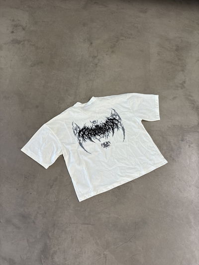 Remera Boxy Bat White