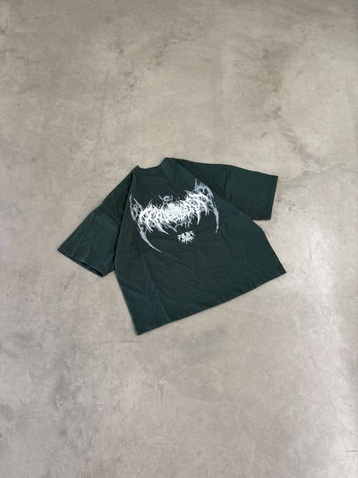 Remera Boxy Bat Green
