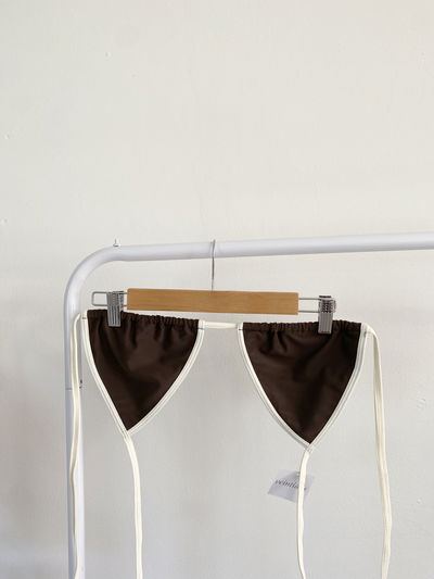 Bikini Marrón / Crema