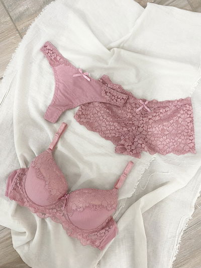 Conjunto Ambar 3 Piezas Rosa