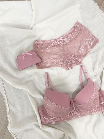 Conjunto Ambar 3 Piezas Rosa