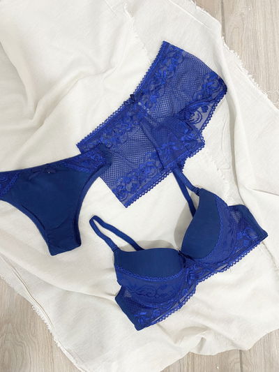 Conjunto Ambar 3 Piezas Azul