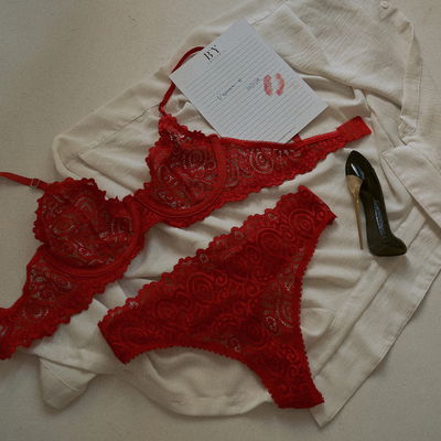 Conjunto Isabella Rojo