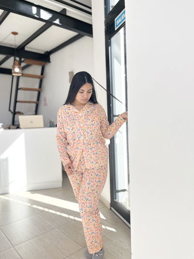 Pijama Florecitas 