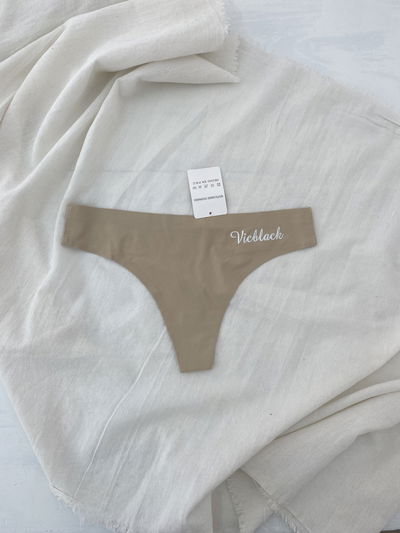 Cola Less Por Unidad sin Costuras Beige