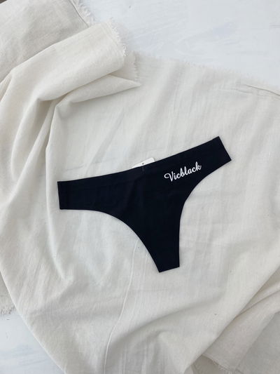 Cola Less Por Unidad sin Costuras Negro