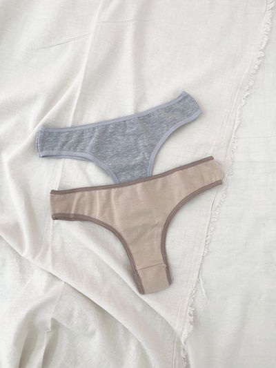 Pack x2 Cola Less Lebnen (Gris - Beige)