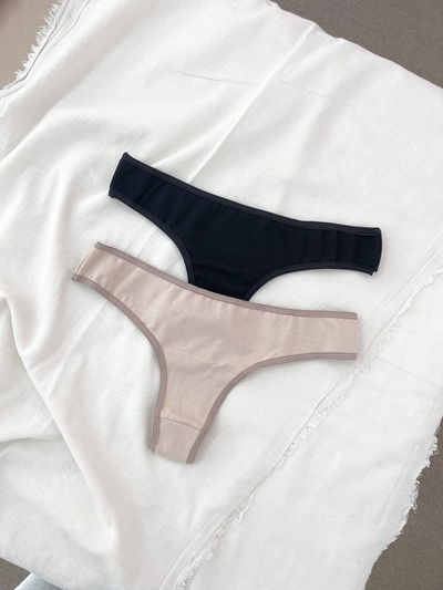 Pack x2 Cola Less Lebnen (Negro - Beige)