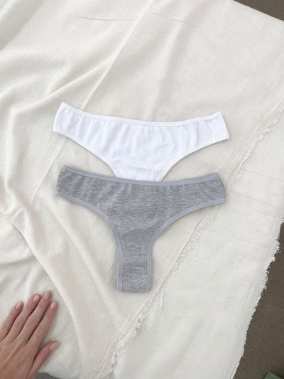 Pack x2 Cola Less Lebnen (Gris - Blanco)