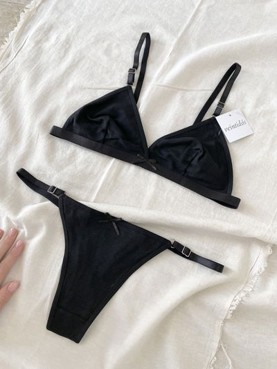 Conjunto Anabelle Negro 