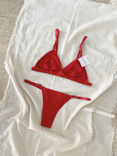 Conjunto Anabelle Rojo 